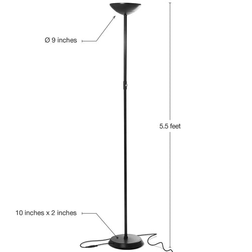 Wbudowana lampa podłogowa LED z funkcją ściemniania
