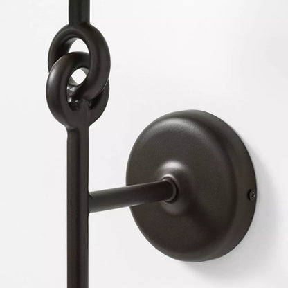 Przewód ścienny Sconce z stożka tkaniny cienia