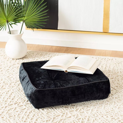 Square Velvet Tufted Podłoga wewnętrzna Poduszka siedzenia