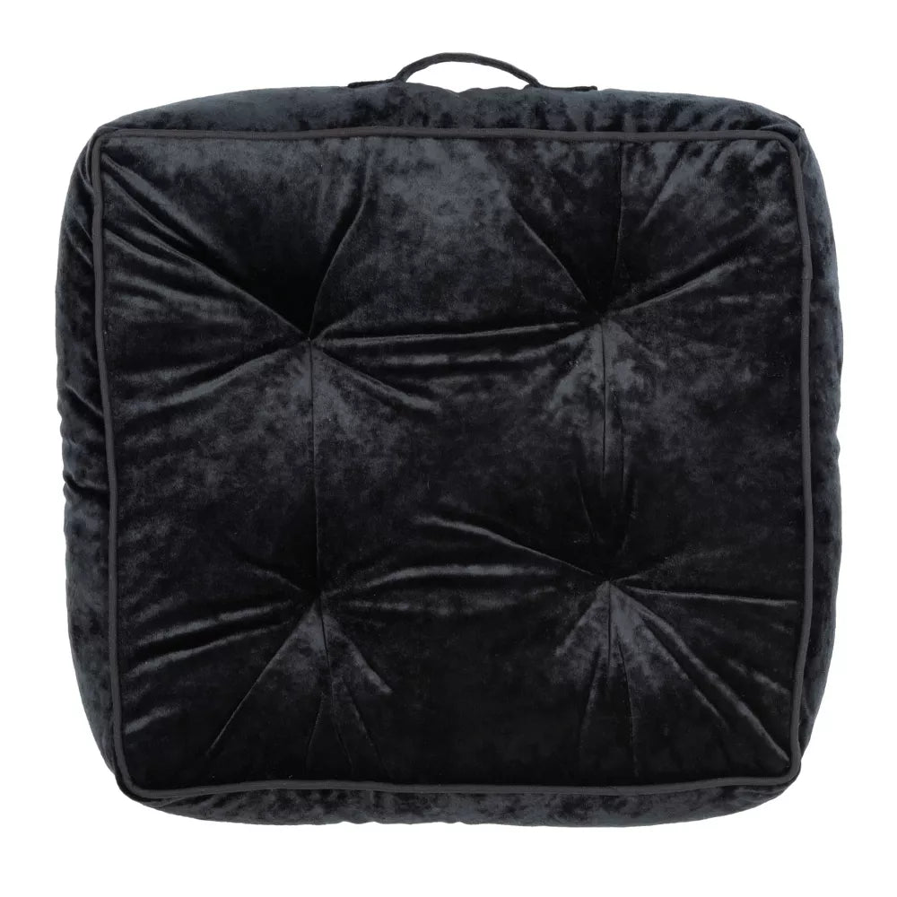 Square Velvet Tufted Podłoga wewnętrzna Poduszka siedzenia