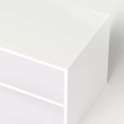 Układalna półka na buty z dwiema otwartymi półkami