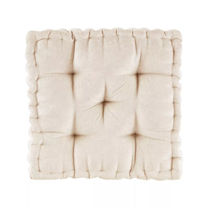 Tufted Chenille Square Podłoga wewnętrzna Poduszka siedzenia